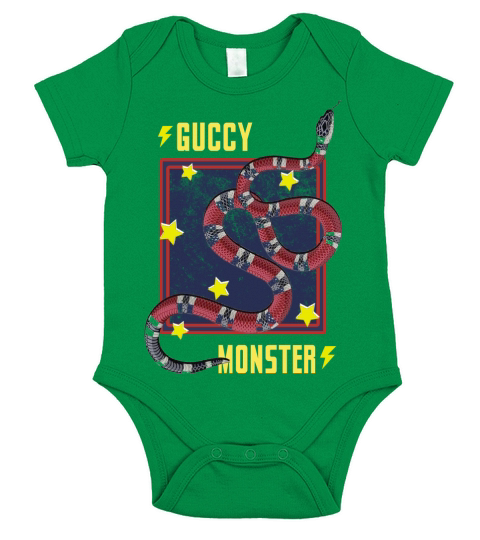 guccy monster Short Sleeve Baby One-Piece