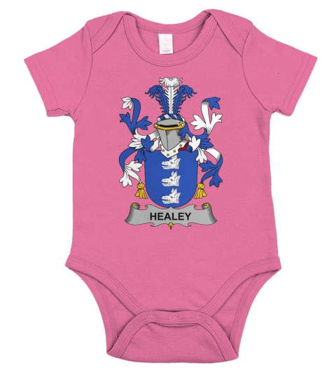 Healey Family Crest Irish Family Crests II Short Sleeve Baby One-Piece