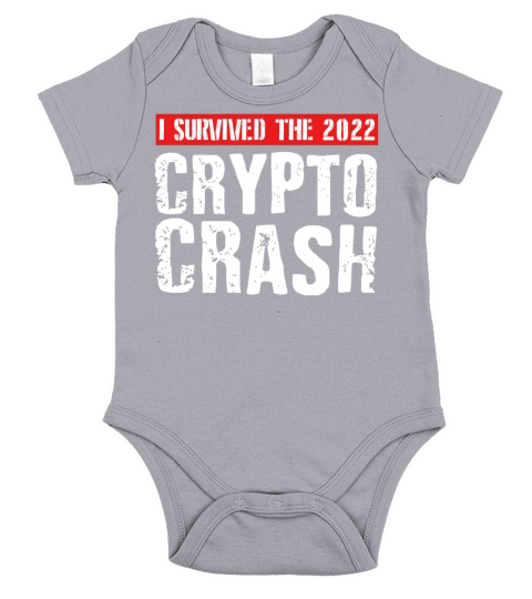 I SURVIVED THE 2022 CRYPTO CRASH RETRO Short Sleeve Baby One-Piece
