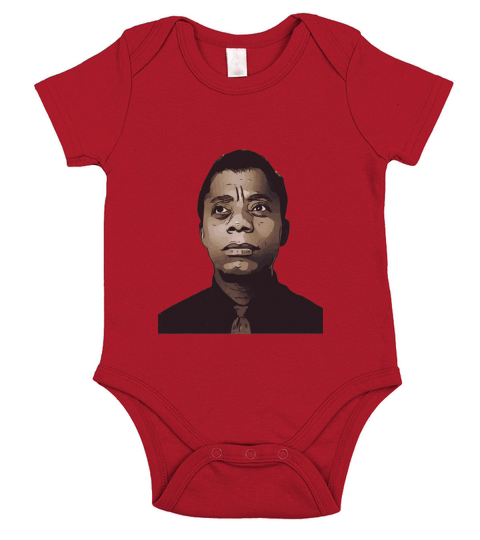 James Baldwin Face Short Sleeve Baby One-Piece