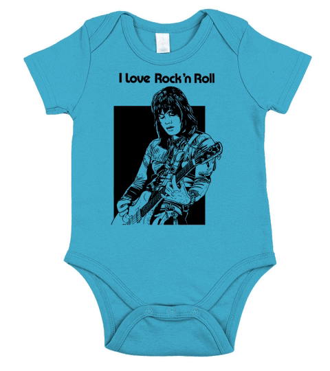Joan Jett - I Love Rock n Short Sleeve Baby One-Piece