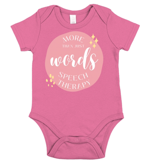 More Than Just Words Speech Therapy Short Sleeve Baby One-Piece