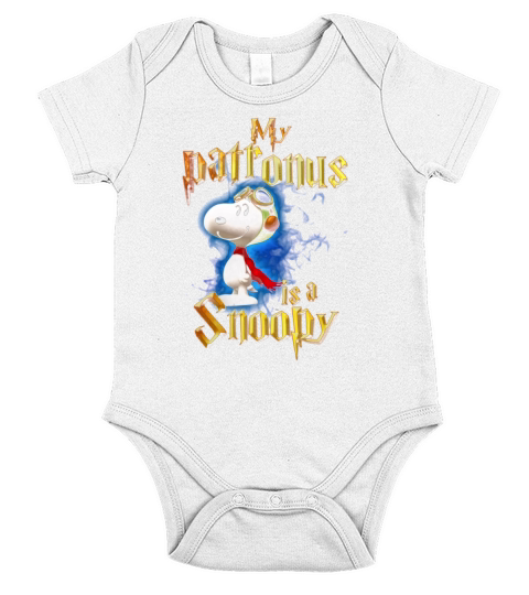 My Patronus is a Snoopy Short Sleeve Baby One-Piece