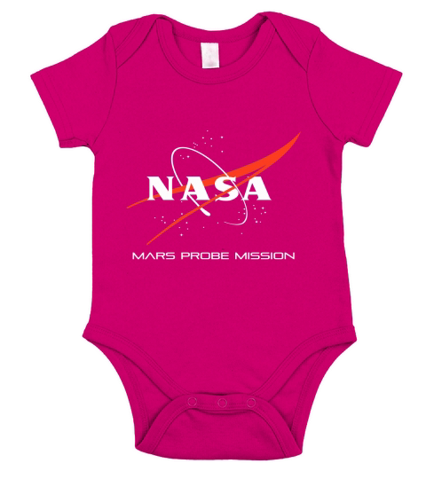 NASA-Mars-Probe-Mission shirt Short Sleeve Baby One-Piece