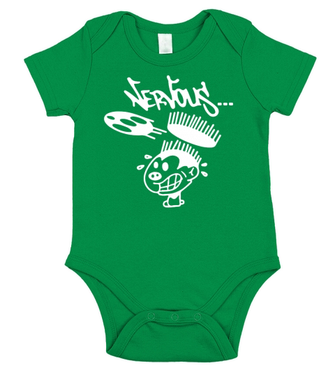 NERVOUS RECORDS T-Shirt Short Sleeve Baby One-Piece