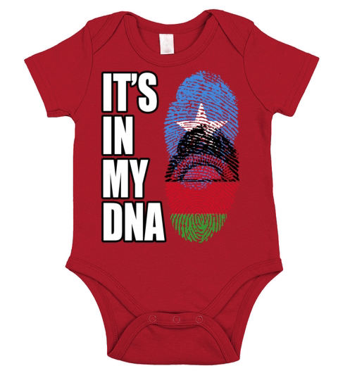 Somali And Malawian Vintage Heritage DNA Flag Short Sleeve Baby One-Piece