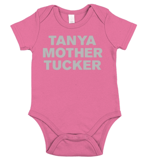 Tanya Mother Tucker Sticker shirt Short Sleeve Baby One-Piece