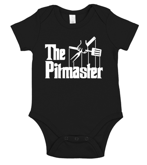 The Pitmaster BBQ Grill Shirt Short Sleeve Baby One-Piece