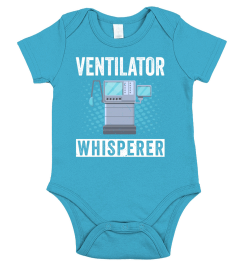 Ventilator Whisperer - Lungs Therapy Therapist RT Short Sleeve Baby One-Piece