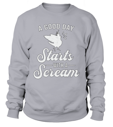 Cockatiel Owners A Good Day Cute Cockatiels Bird Sweatshirt Unisex