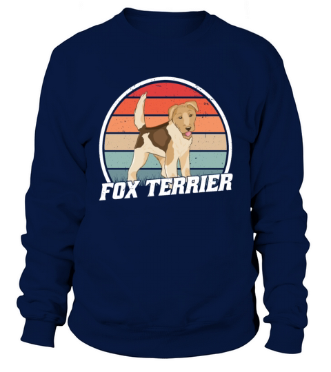 Fox Terrier Vintage Wirehaired Pointer Retro Sweatshirt Unisex