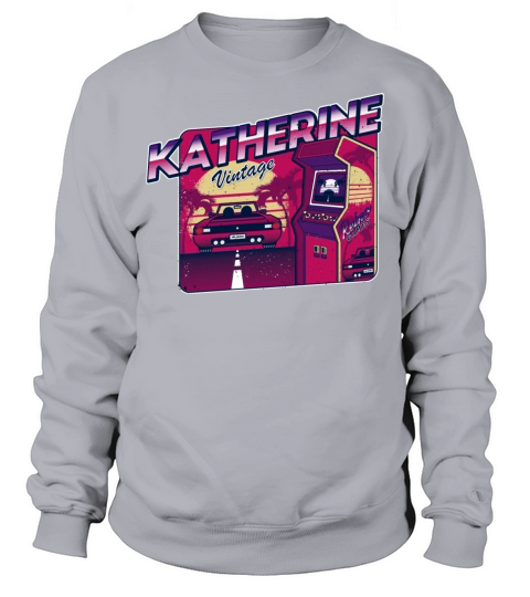 Katherine - Personalized Vintage Gamer 80s 90s Sweatshirt Unisex