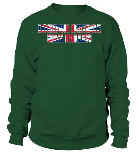 london bridge has fallen rip queen elizabeth Sweatshirt Unisex