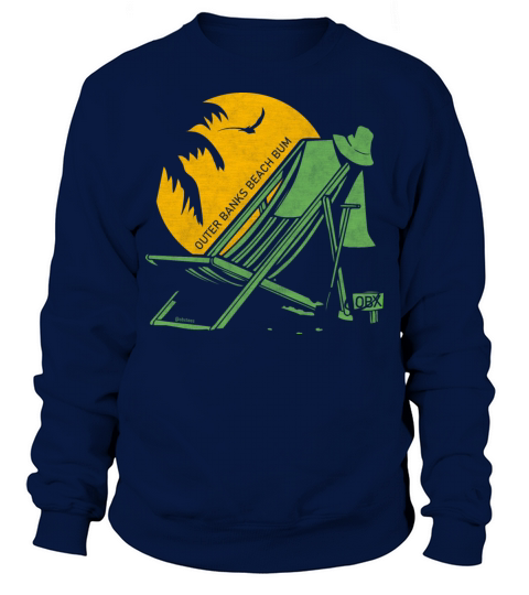 Outer Banks Beach Bum OBX Sea Green Vintage Sweatshirt Unisex