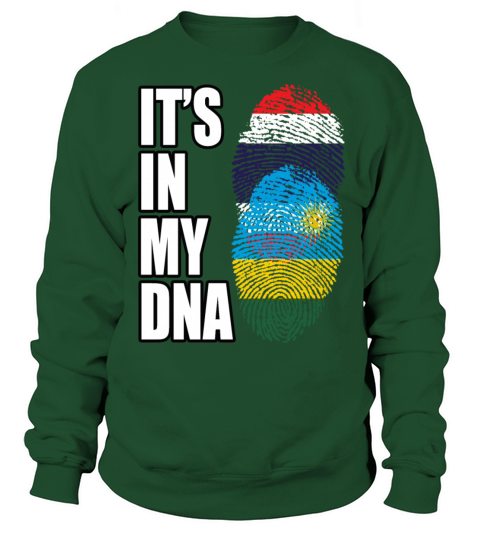 Thai And Rwandan Vintage Heritage DNA Flag Sweatshirt Unisex