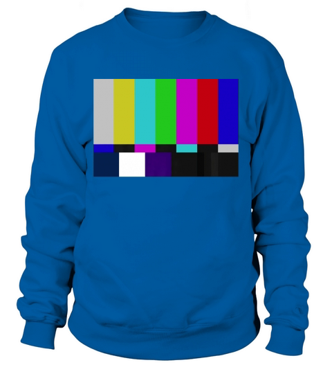 TV Test Pattern Color Bars T-Shirt Sweatshirt Unisex
