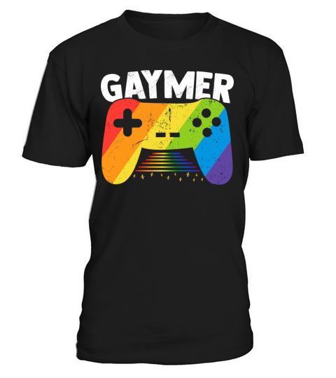 Gaymer Rainbow Pride Month Video Game Player Gay T-Shirt Unisex
