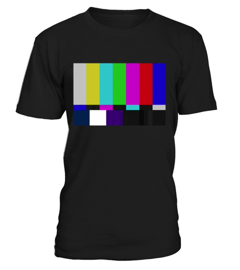 TV Test Pattern Color Bars T-Shirt T-Shirt Unisex