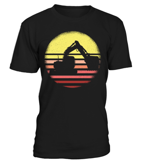 Vintage Retro Excavator T-Shirt Unisex