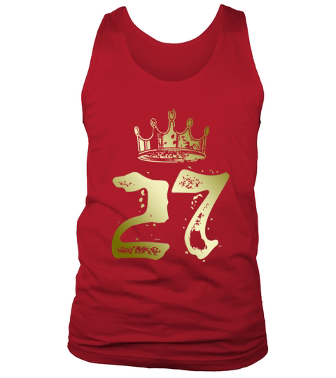 27 Number crown Tank Top Unisex