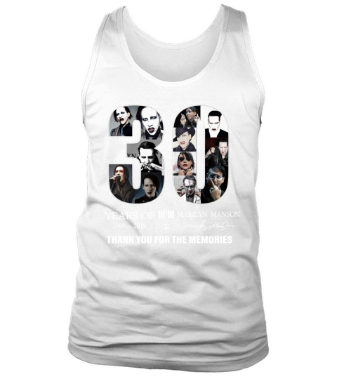 30 Years Of Marilyn Manson 1989-2019 Signature shirt Tank Top Unisex