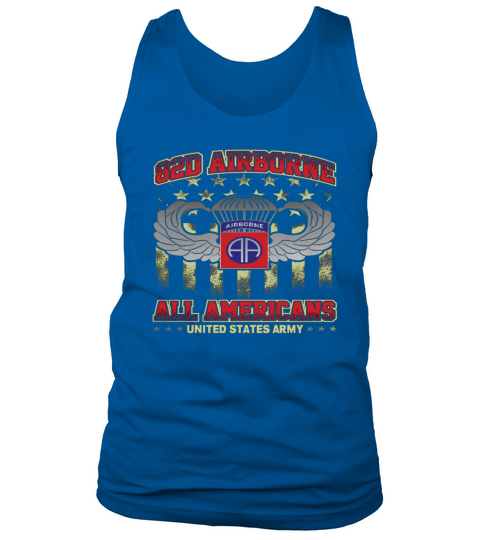 82nd Airborne Division - All Americans US Army Tshirt Tank Top Unisex