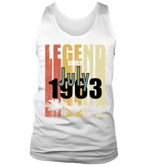 Birth Month July 1963 Vintage Tank Top Unisex