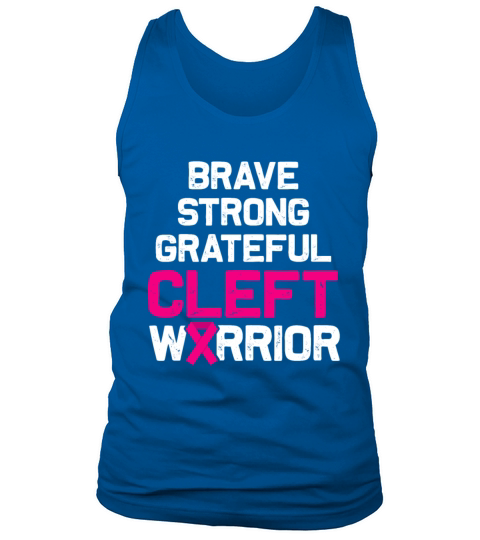 Cleft Palate Lip Proud Strong Awareness design Tank Top Unisex