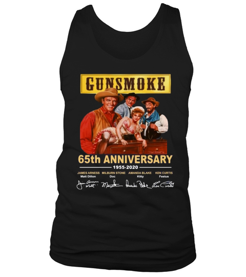Gunsmoke 65th anniversary 1955-2020 signatures shirt Tank Top Unisex