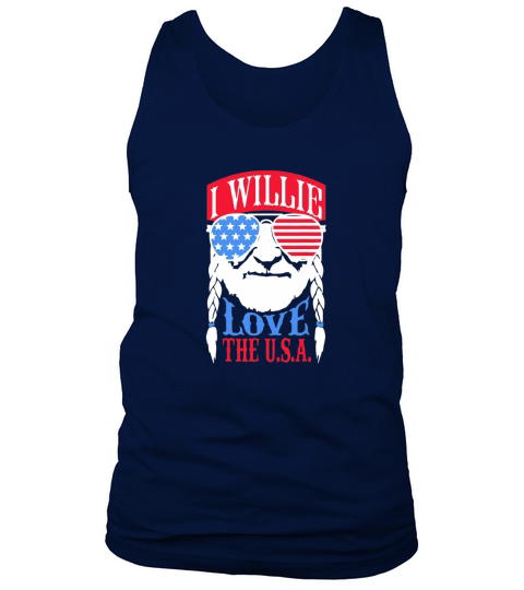 I Willie Love The USA Tank Top Unisex