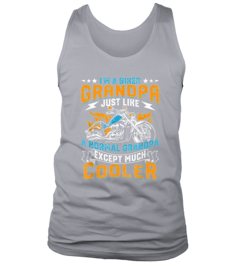Im Biker Granpa Just Like a Normal Granpa Tank Top Unisex