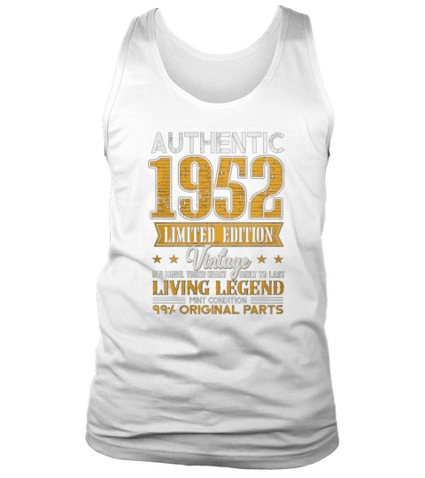 Legends Vintage Made In 1952 Tank Top Unisex