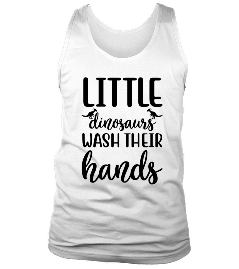 Little dinosaurs wash their hands Tank Top Unisex