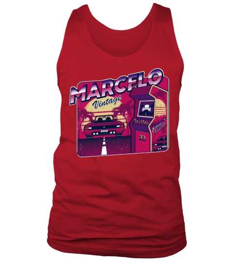 Marcelo - Personalized Vintage Gamer 80s 90s Tank Top Unisex