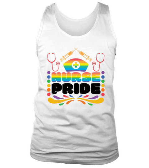 Nurse Pride Stethoscope Lesbian Gay LGBTQ Tank Top Unisex