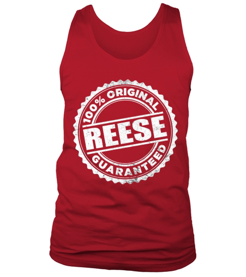 REESE 100 Percent  Original Guaranteed Tank Top Unisex