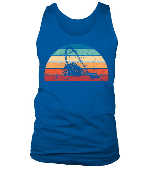 Retro Housekeeping Sunset Vintage cleaning Sunrise Tank Top Unisex