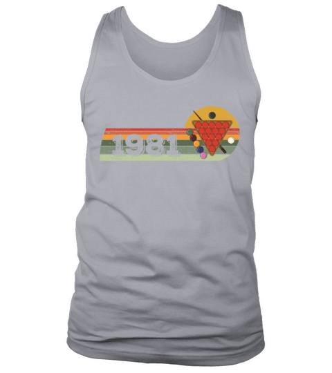 Snooker Snooker-game Vintage born 1981 Birthday Tank Top Unisex