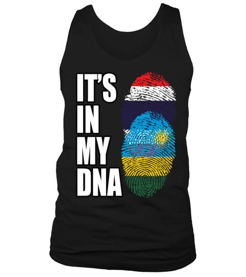 Thai And Rwandan Vintage Heritage DNA Flag Tank Top Unisex