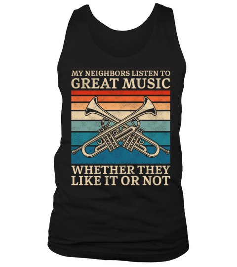 Trumpet Player Vintage Retro My Tank Top Unisex