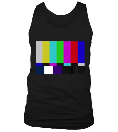 TV Test Pattern Color Bars T-Shirt Tank Top Unisex