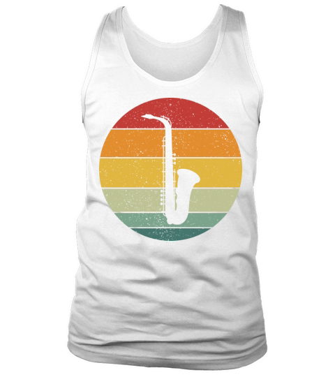 Vintage Retro Saxophone Vintage Music Tank Top Unisex