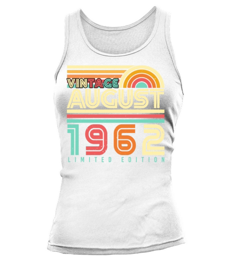 1962 60th Birthday In August Tank top Woman