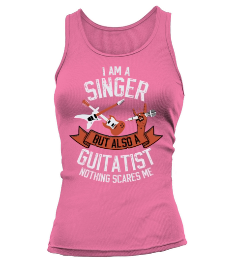 gift singer guitarist vintage guitar Tank top Woman