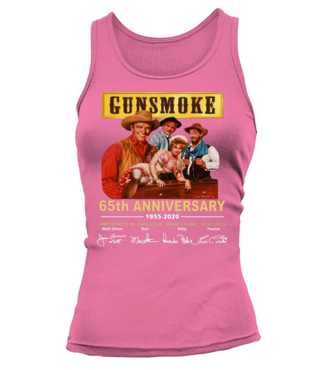 Gunsmoke 65th anniversary 1955-2020 signatures shirt Tank top Woman