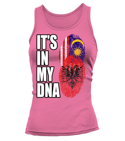 Malaysian And Albanian Mix Heritage DNA Flag Tank top Woman