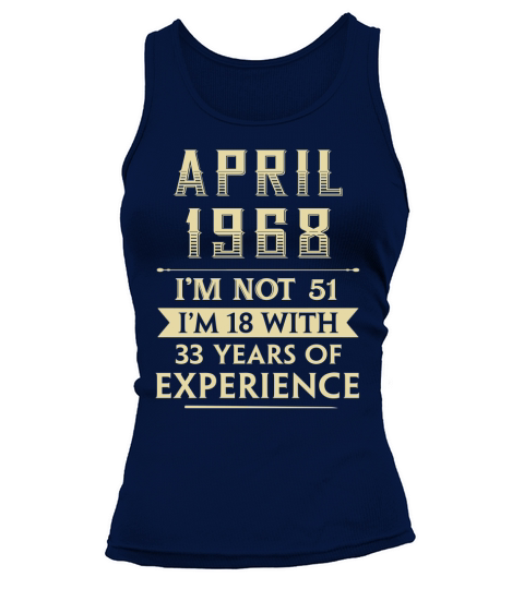 Man- born In April 1968 Tank top Woman