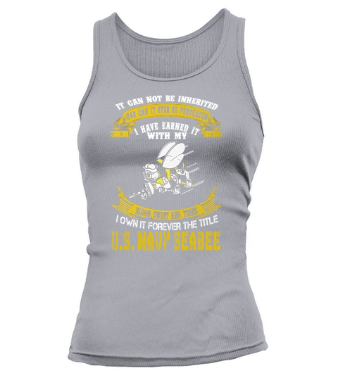 Mens Own forever the title seabee shirt Tank top Woman