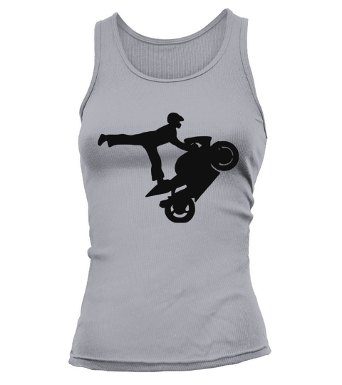 Motorcycle Wheelie Shirt Tank top Woman