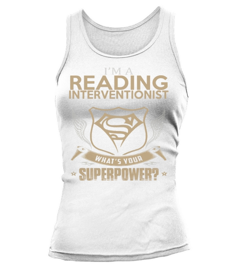 READING INTERVENTIONIST Tank top Woman